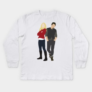 Swanfire - Once Upon a Time Kids Long Sleeve T-Shirt